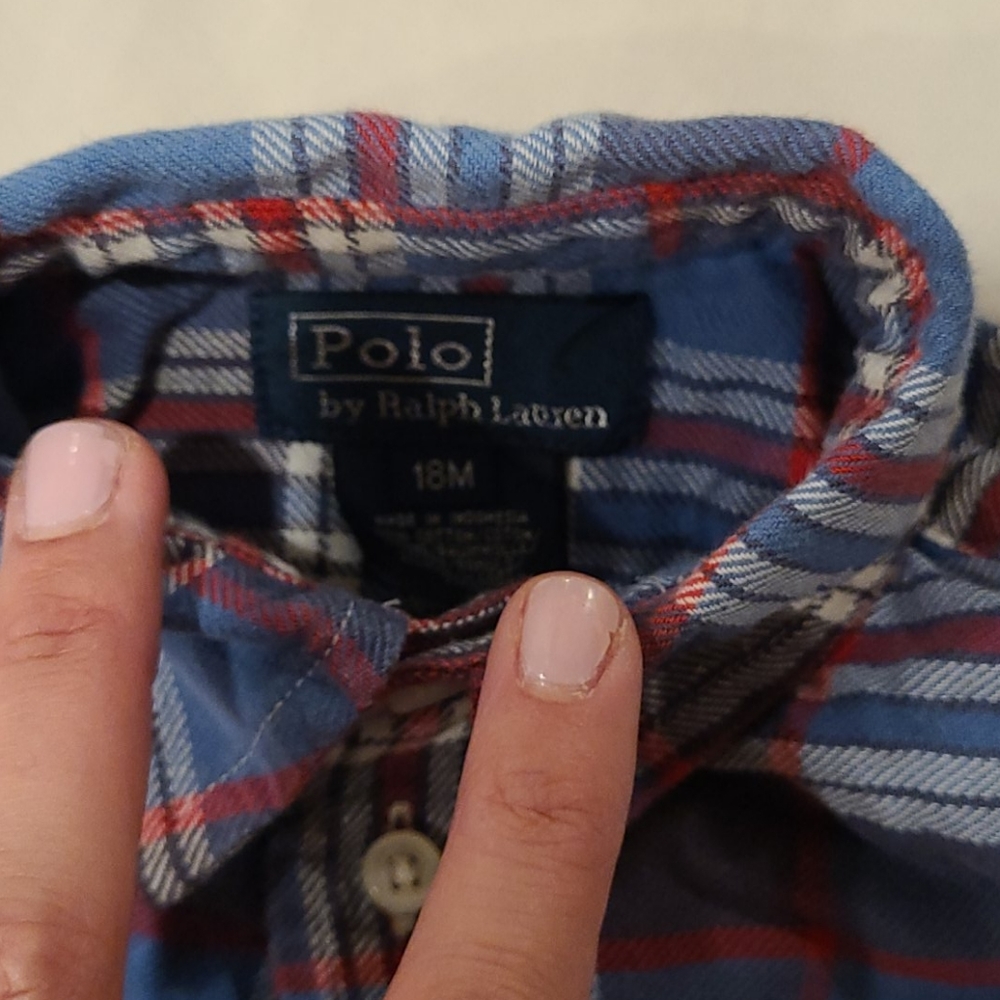 Polo Ralph Lauren plaid button down - Picture 2 of 3